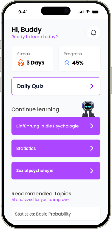PsyGenius App Screenshot